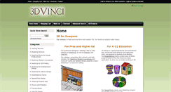 Desktop Screenshot of 3dvinci.net